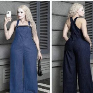 DLB- SLEEVELESS BOOTLEG JUMPSUIT