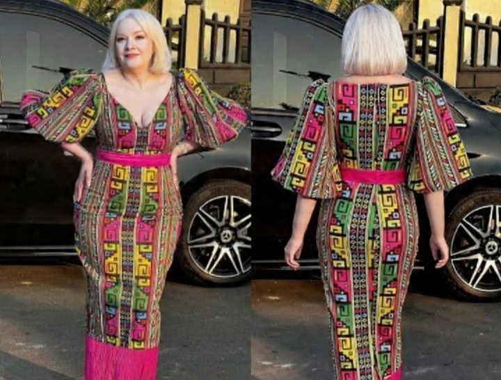 DLB- ELEGANT LONG DRESS MULTICOLOR