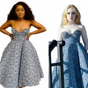 DLB- ELEGANT BOOBTUBE TRADITIONAL DRESS