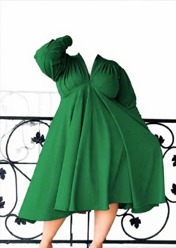 DLB-LONG SLEEVE FLOWY DRESS - Image 3