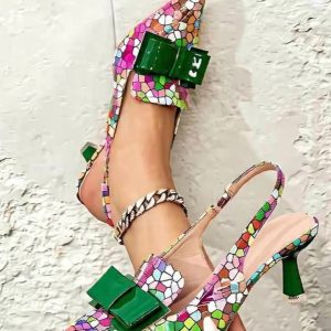 DLB-ELEGANT MULTICOLOR HEELS