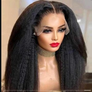 18-inch Full Frontal Brazilian Kinky Hair