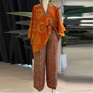 DLB-ELEGANT V NECK TWO PC